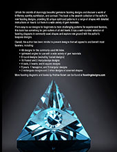 A collection of my best Gemstone Faceting Designs Volume 7 Back Cover gem facet diagrams